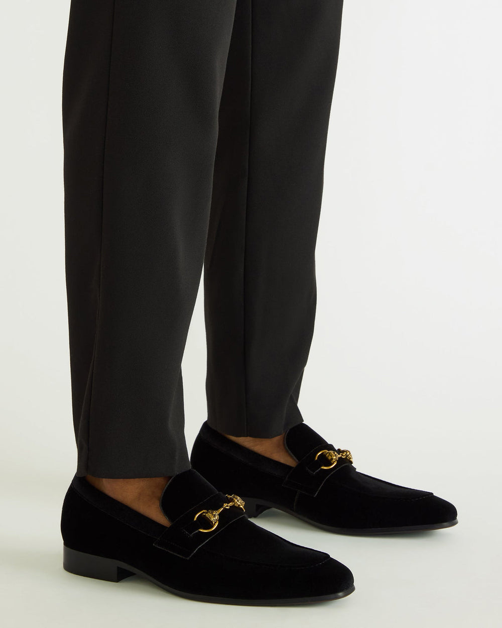 JAKIRO Black Velvet Slip-On Dress Men's Loafer | Steve Madden Sale