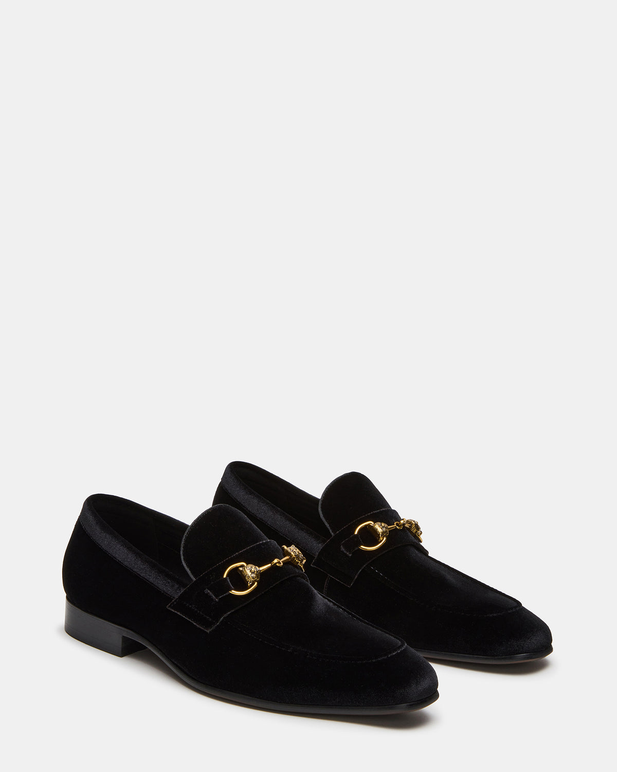 JAKIRO Black Velvet Slip-On Dress Men's Loafer | Steve Madden Sale