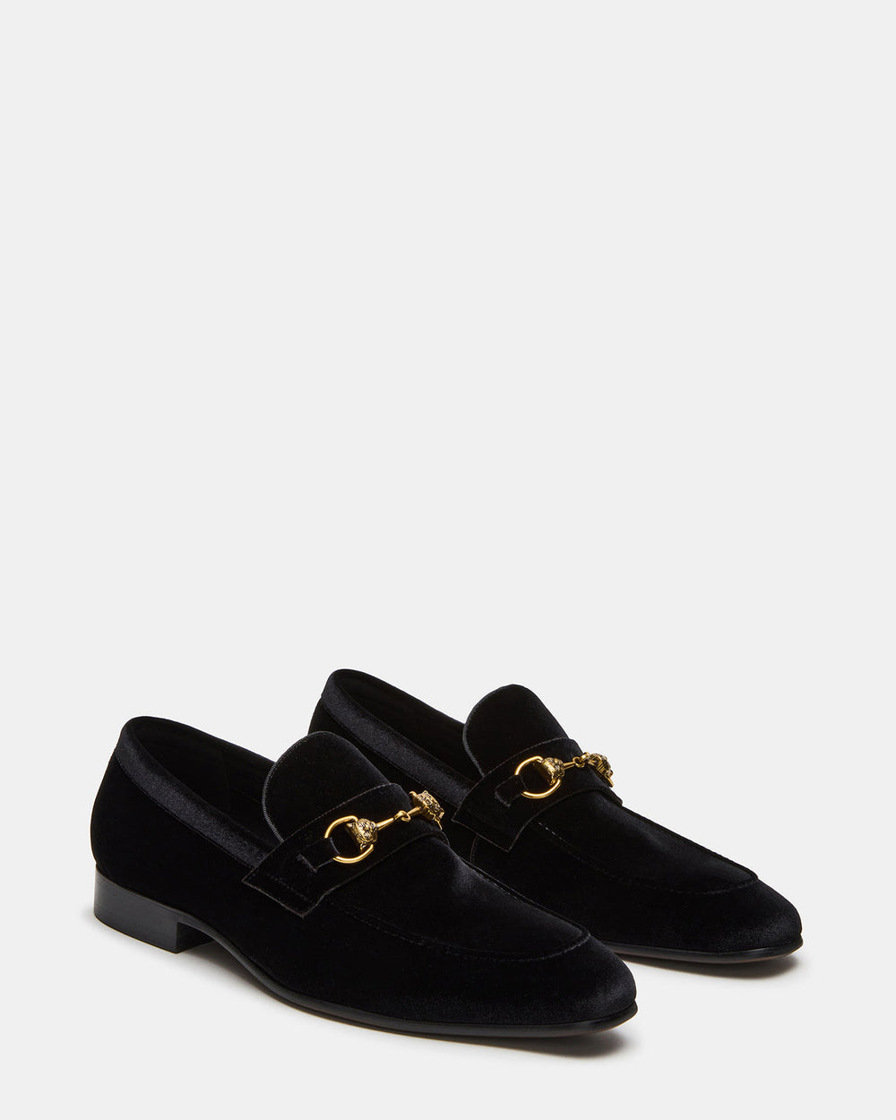 JAKIRO Black Velvet Slip-On Dress Men's Loafer | Steve Madden Sale