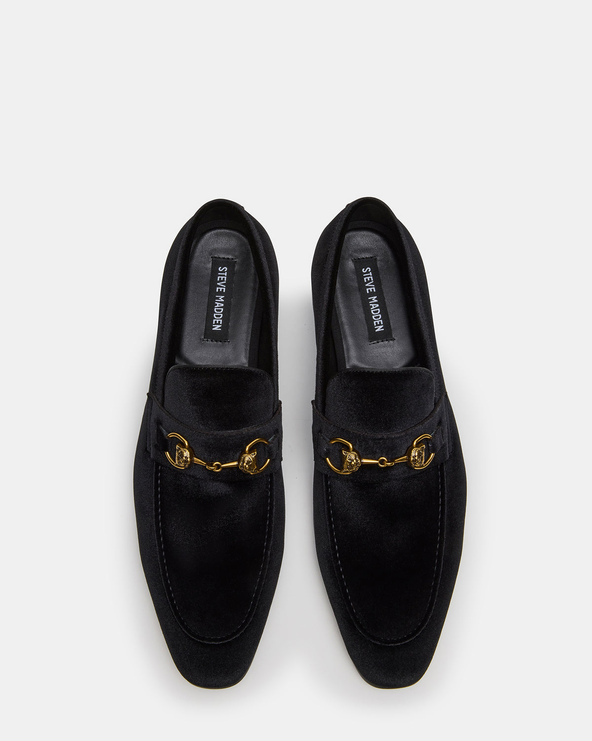 JAKIRO Black Velvet Slip-On Dress Men's Loafer | Steve Madden Sale