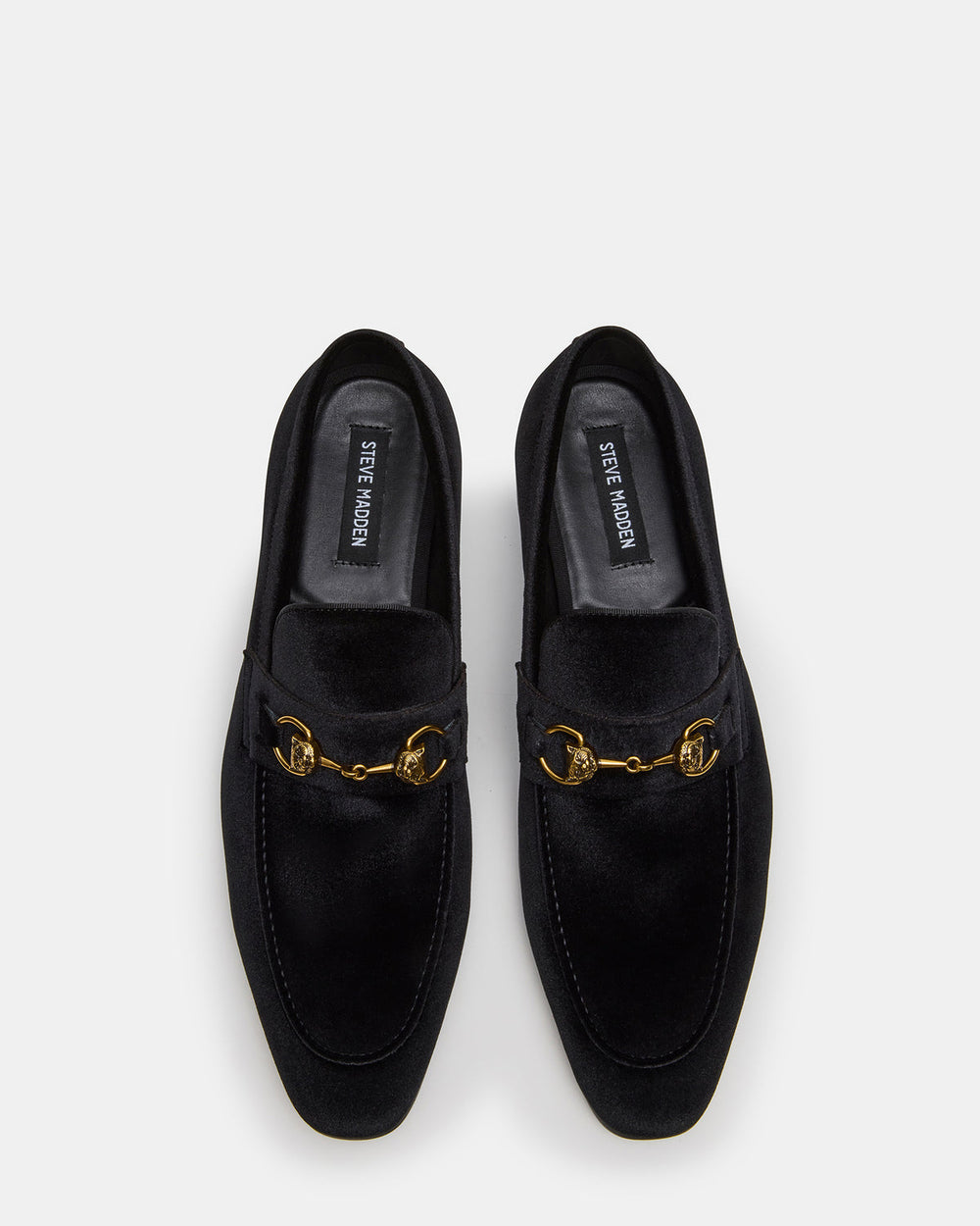 JAKIRO Black Velvet Slip-On Dress Men's Loafer | Steve Madden Sale