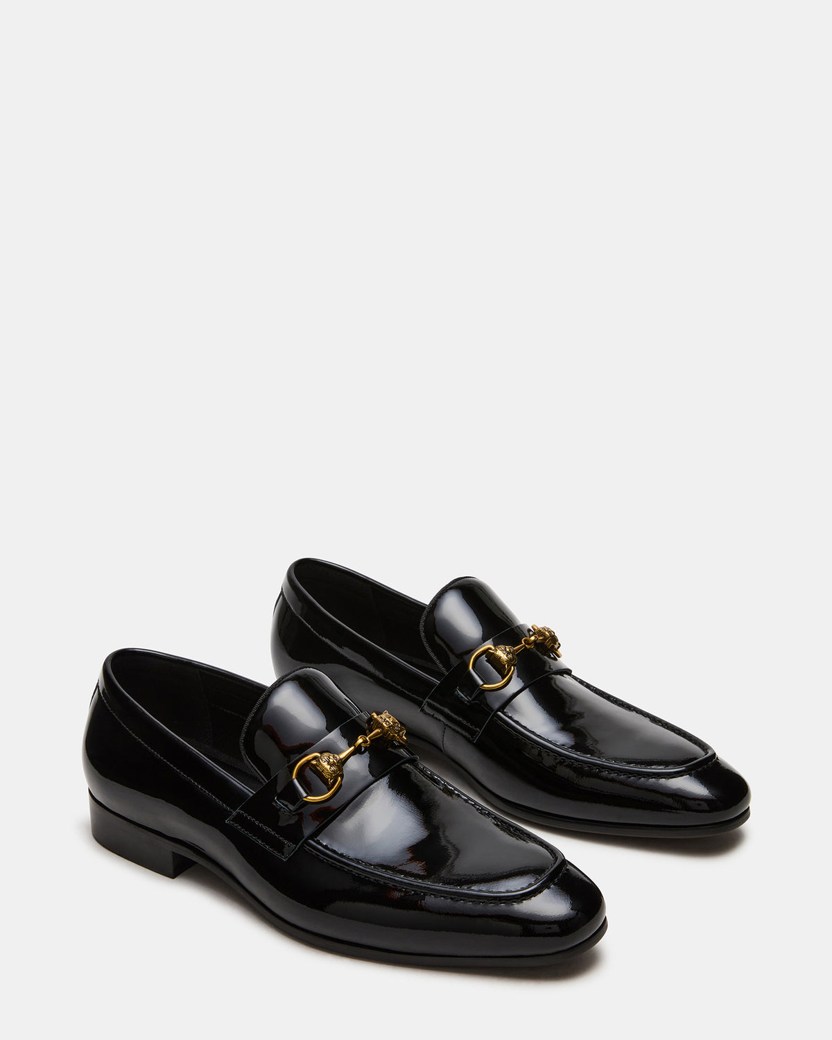 JAKIRO Black Patent Slip-On Dress Men's Loafer | Steve Madden on Sale