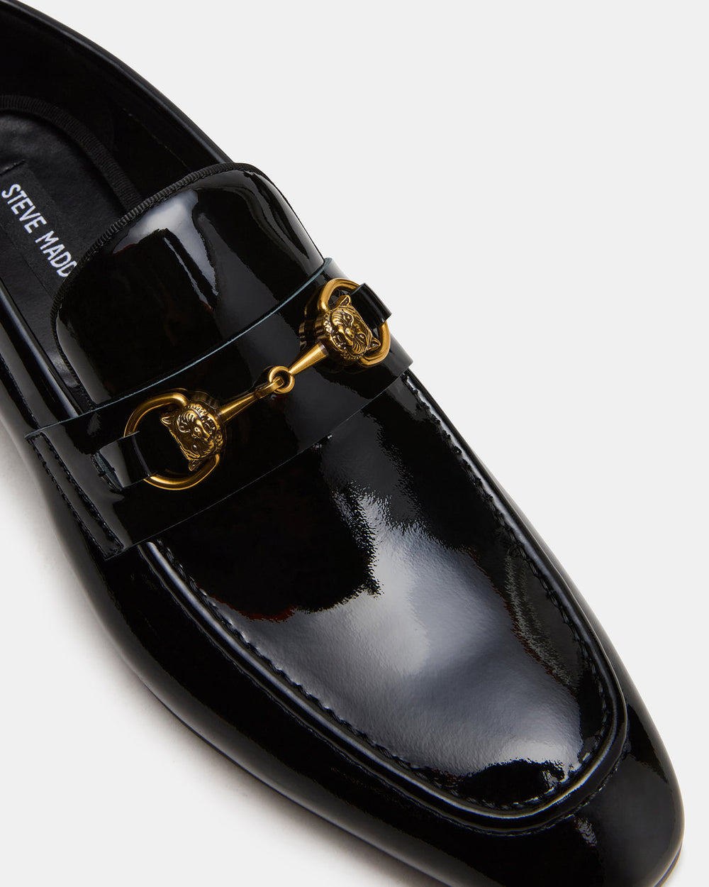 JAKIRO Black Patent Slip-On Dress Men's Loafer | Steve Madden on Sale