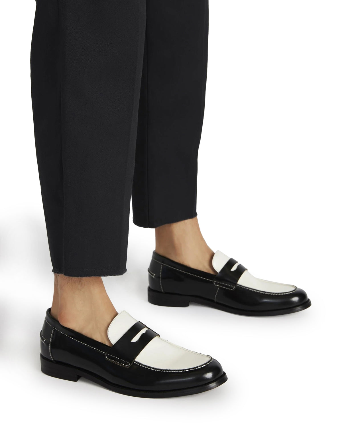 NATAN White Leather Slip-On Dress Men's Loafer | Steve Madden discount