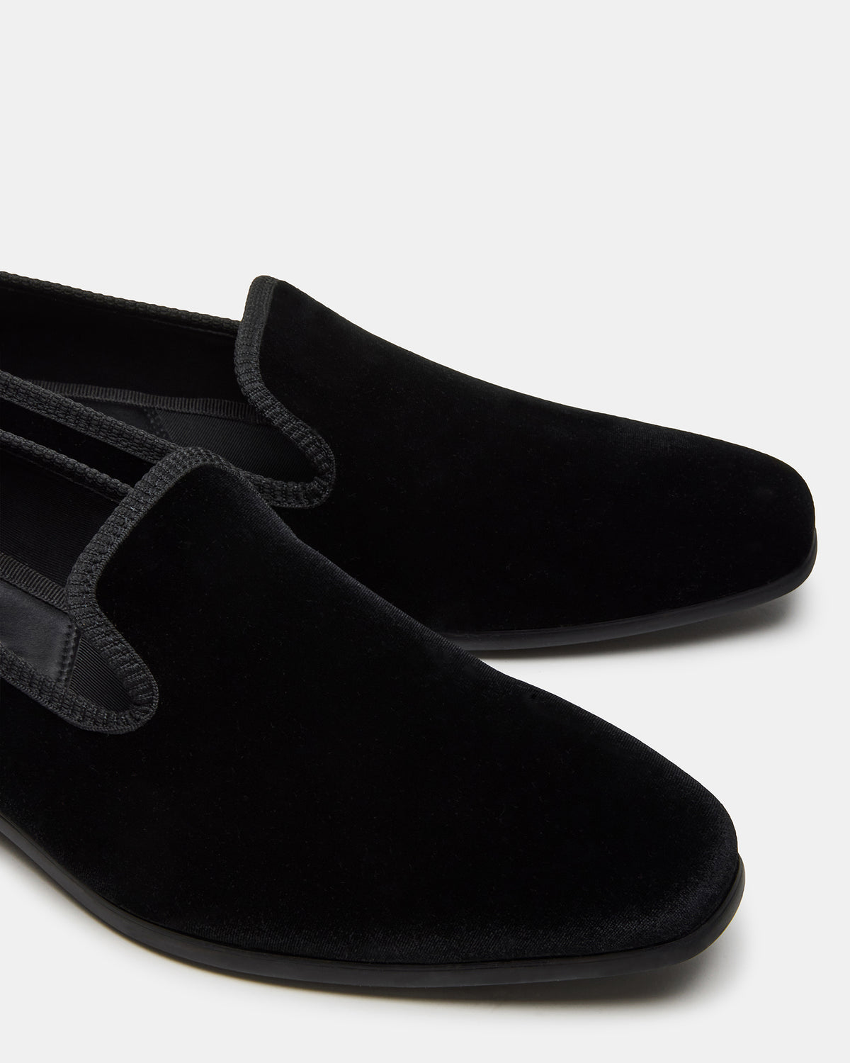 BANNOCH Black Velvet Men's Slip-On Loafer | Steve Madden online