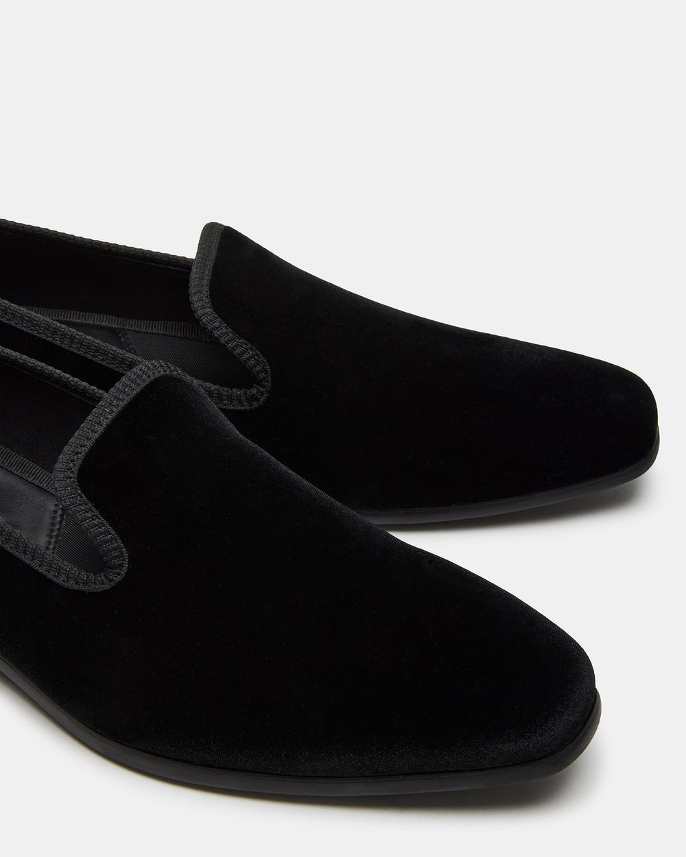 BANNOCH Black Velvet Men's Slip-On Loafer | Steve Madden online