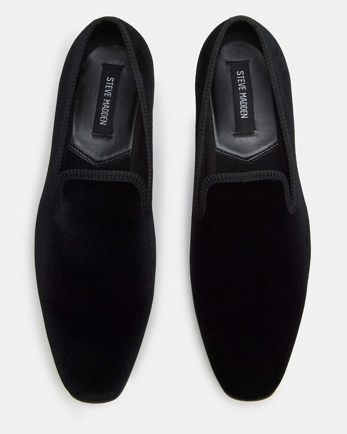 BANNOCH Black Velvet Men's Slip-On Loafer | Steve Madden online