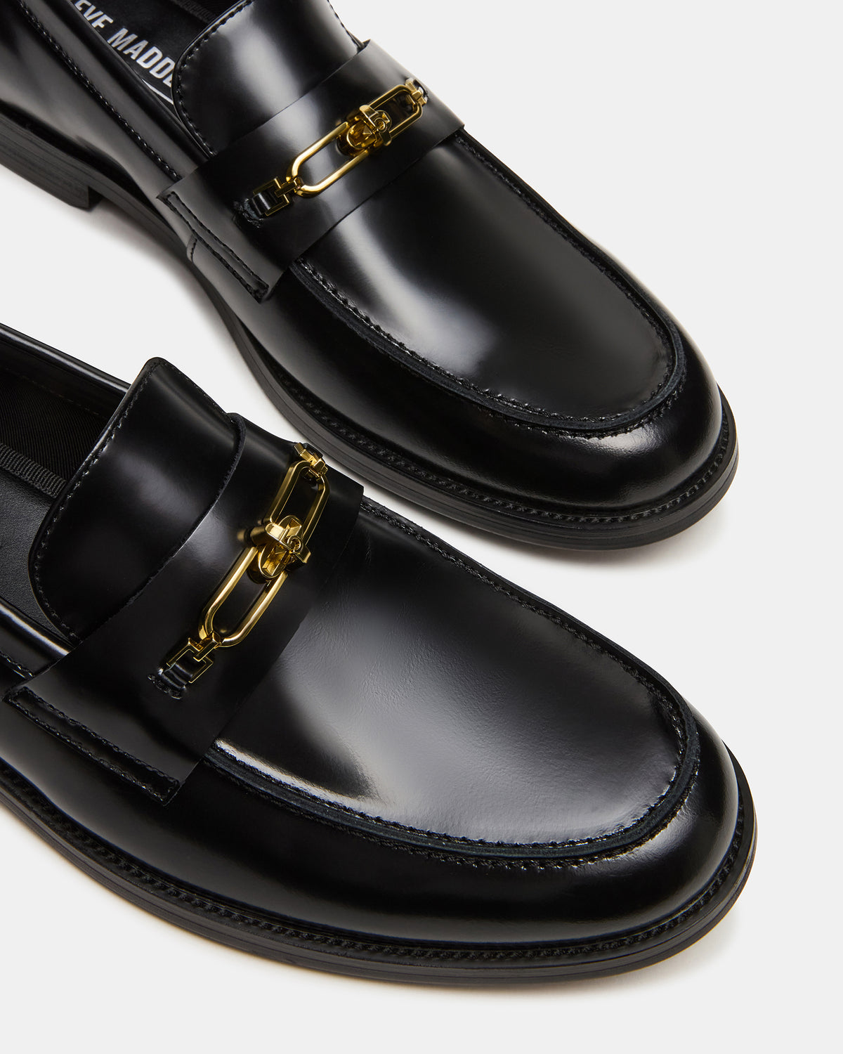 NEVINN Black Slip-On Dress Men's Loafer | Steve Madden Sale