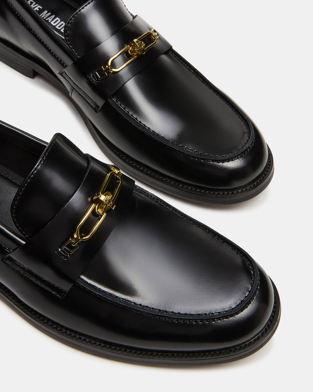 NEVINN Black Slip-On Dress Men's Loafer | Steve Madden Sale