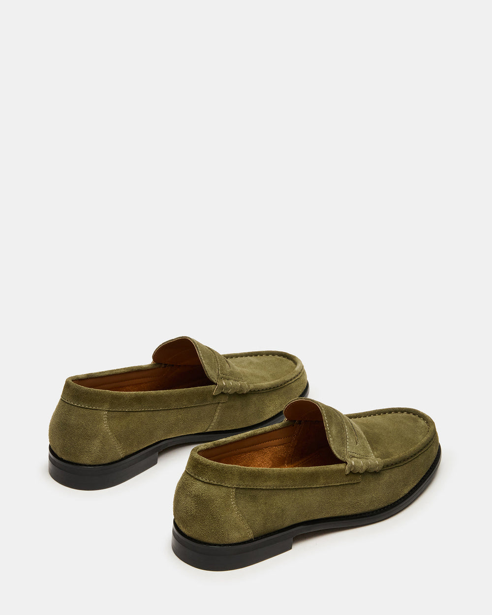 HUCKLE Green Suede Slip-On Men's Loafer | Steve Madden on Sale