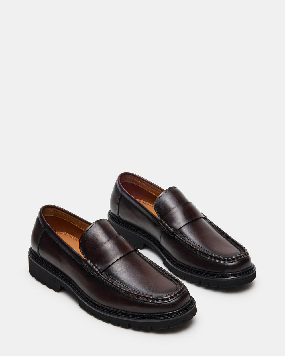 BRODIE Brown Slip-On Lug Men's Loafer | Steve Madden near me