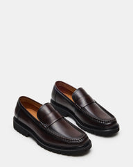 BRODIE Brown Slip-On Lug Men's Loafer | Steve Madden near me