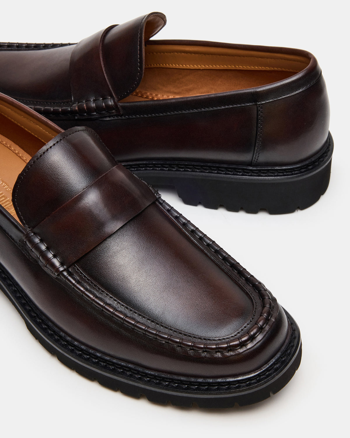 BRODIE Brown Slip-On Lug Men's Loafer | Steve Madden near me