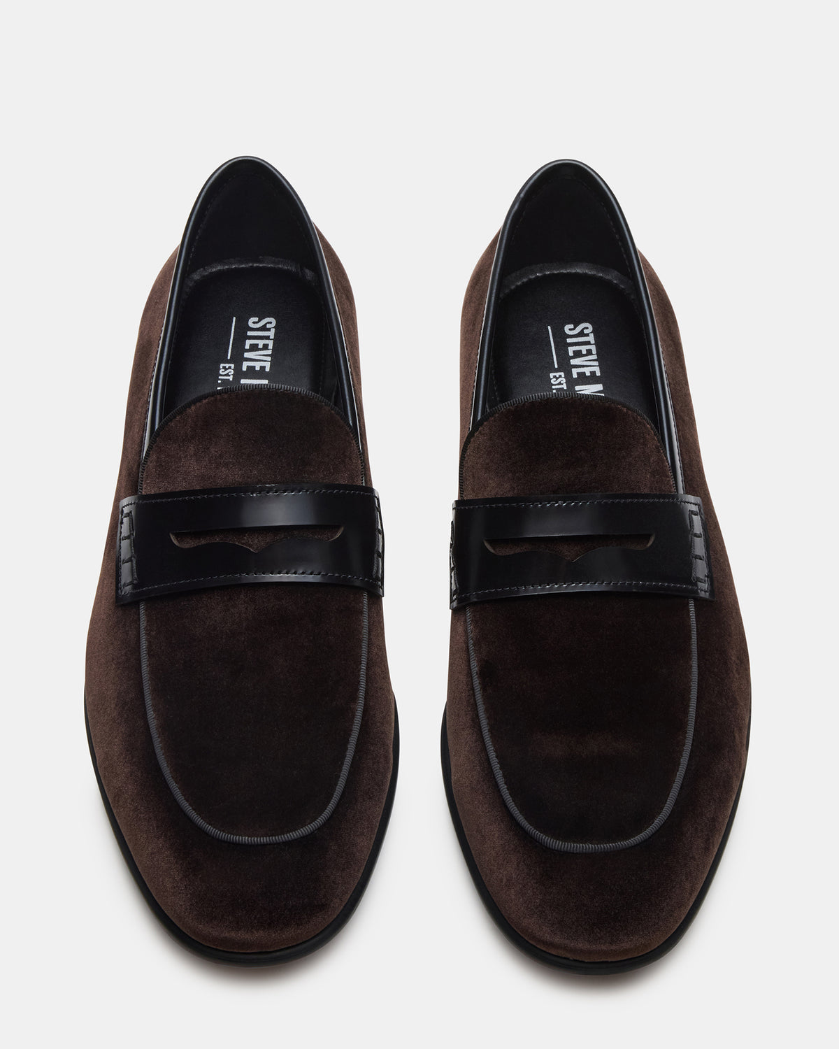 YARDLY Brown Velvet Slip-On Men's Dress Loafer | Steve Madden online