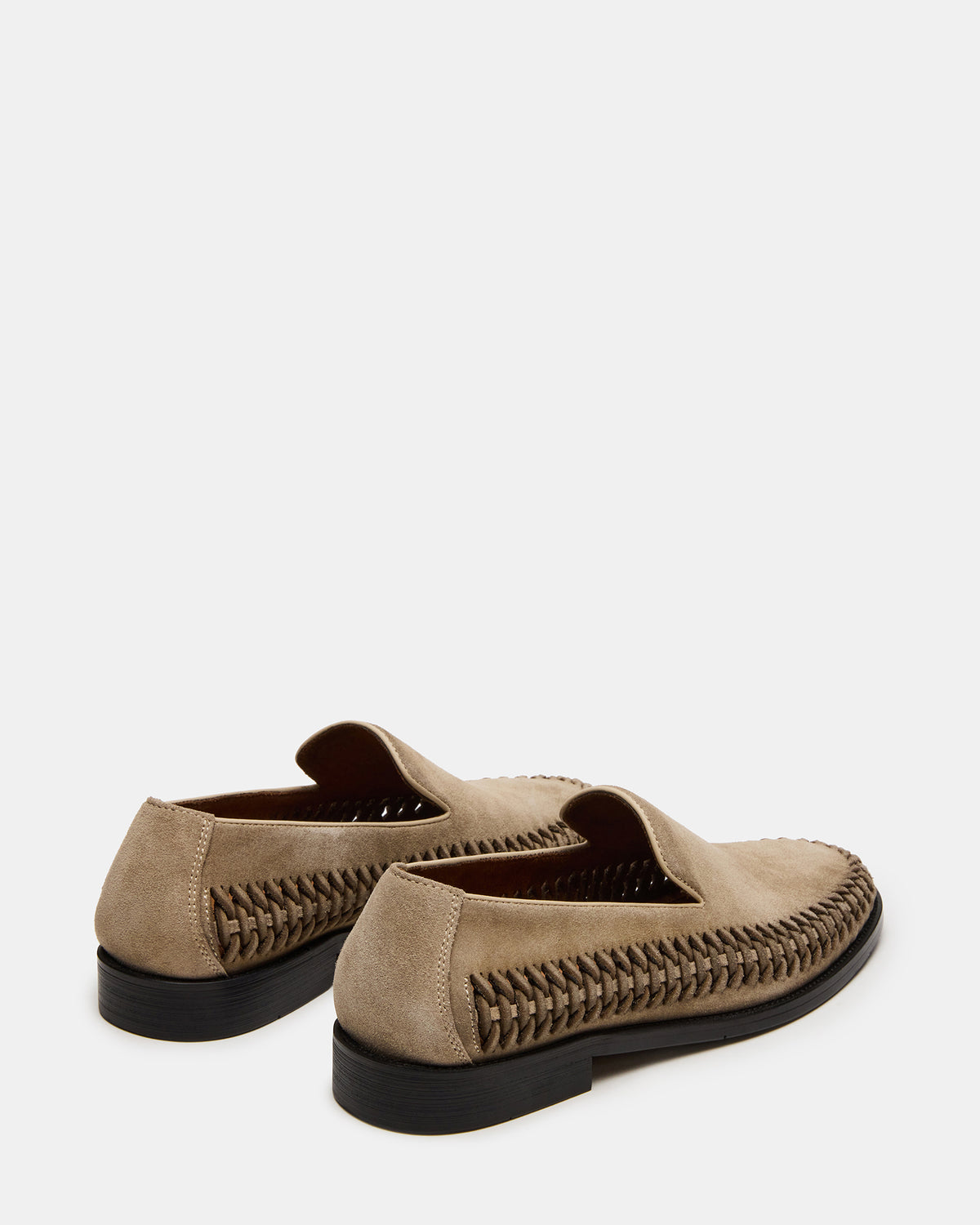 NAPOLI Sand Suede Slip-On Woven Men's Loafer | Steve Madden Sale