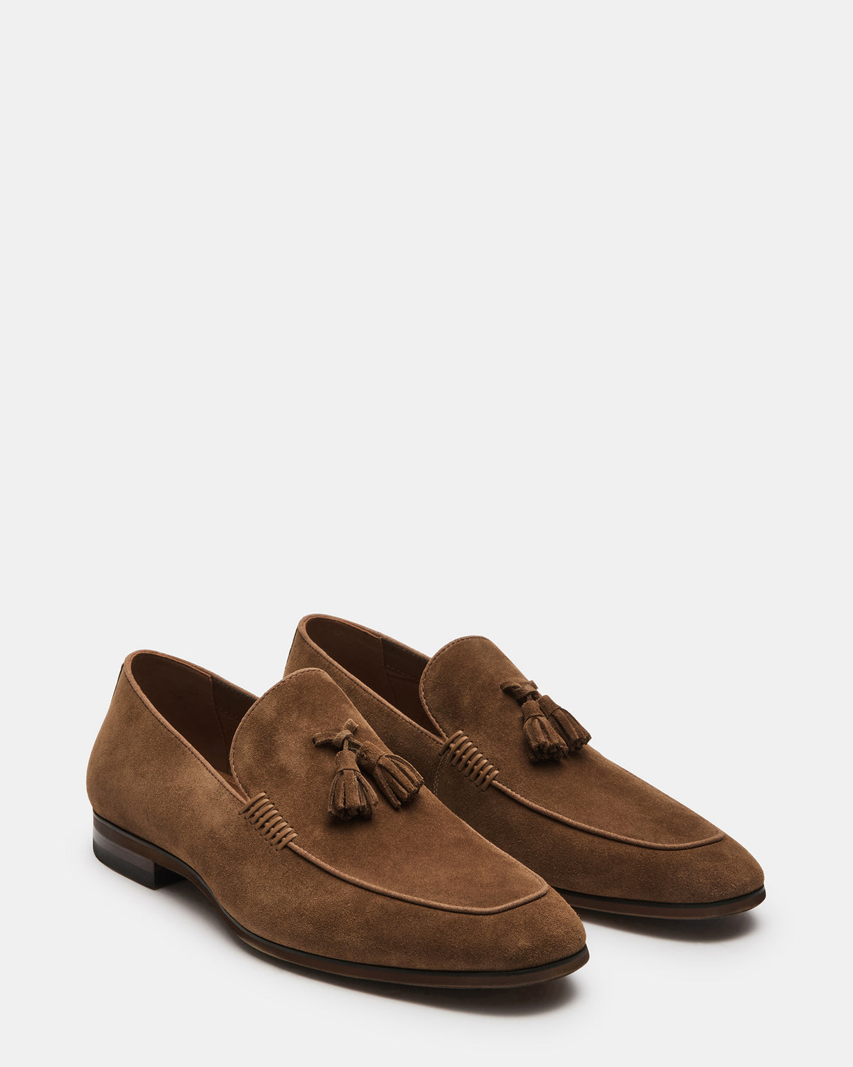 ONDRE Tan Suede Tassel Slip-On Men's Loafer | Steve Madden on Sale