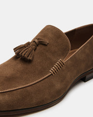 ONDRE Tan Suede Tassel Slip-On Men's Loafer | Steve Madden on Sale