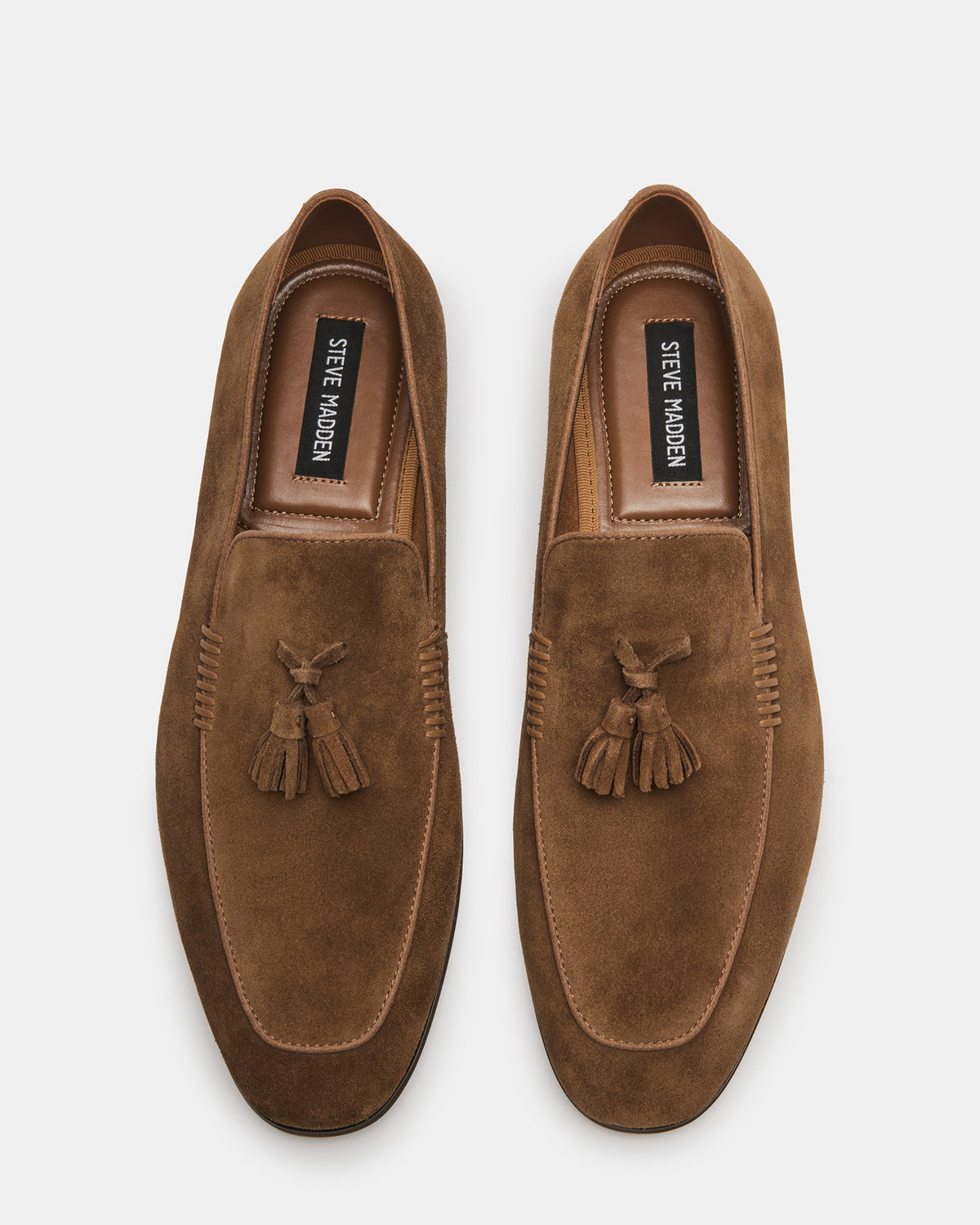 ONDRE Tan Suede Tassel Slip-On Men's Loafer | Steve Madden on Sale