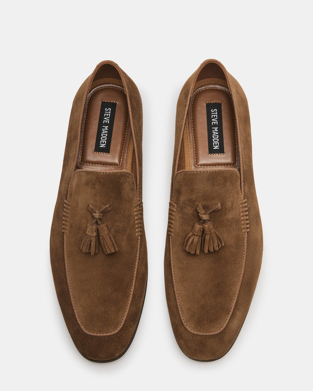 ONDRE Tan Suede Tassel Slip-On Men's Loafer | Steve Madden on Sale