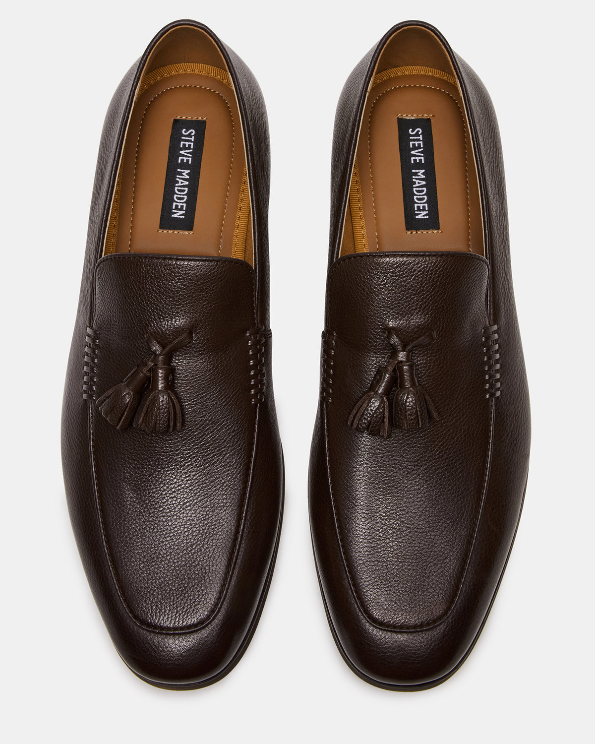 ONDRE Brown Leather Tassel Slip-On Men's Loafer | Steve Madden near me