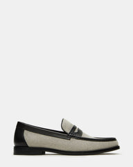 CULLEN Black/Beige Slip-On Men's Dress Loafer | Steve Madden discount