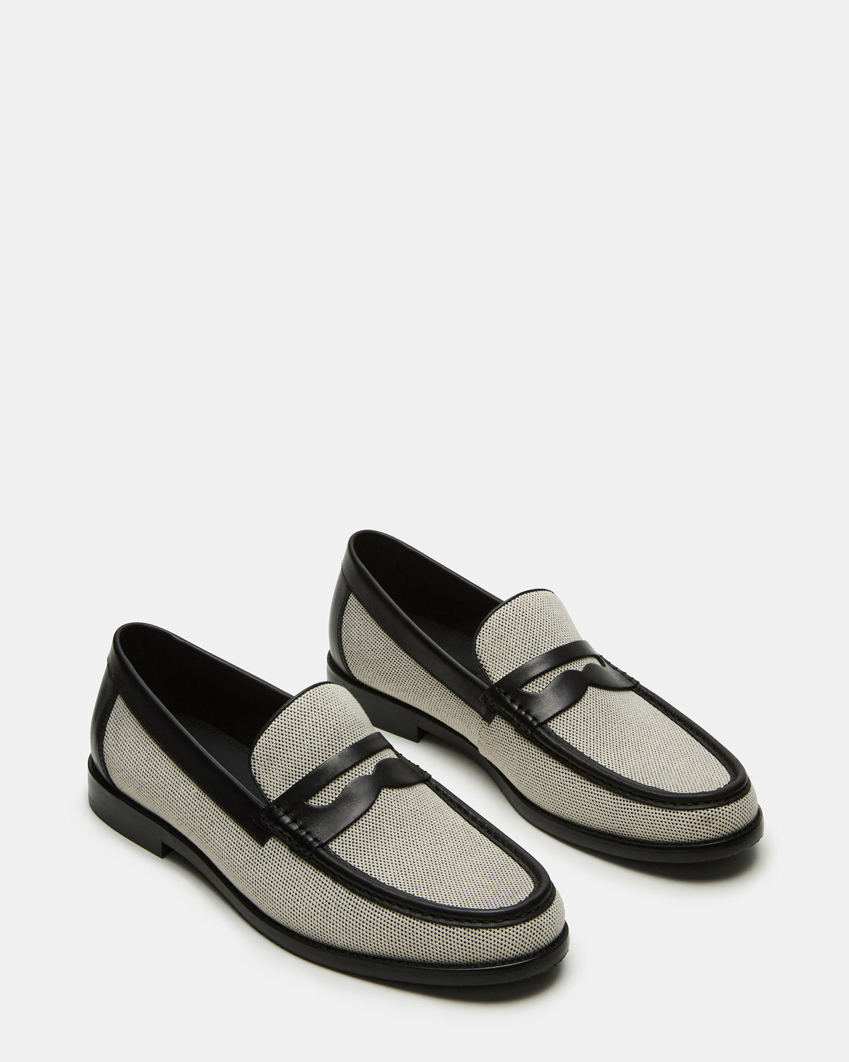 CULLEN Black/Beige Slip-On Men's Dress Loafer | Steve Madden discount