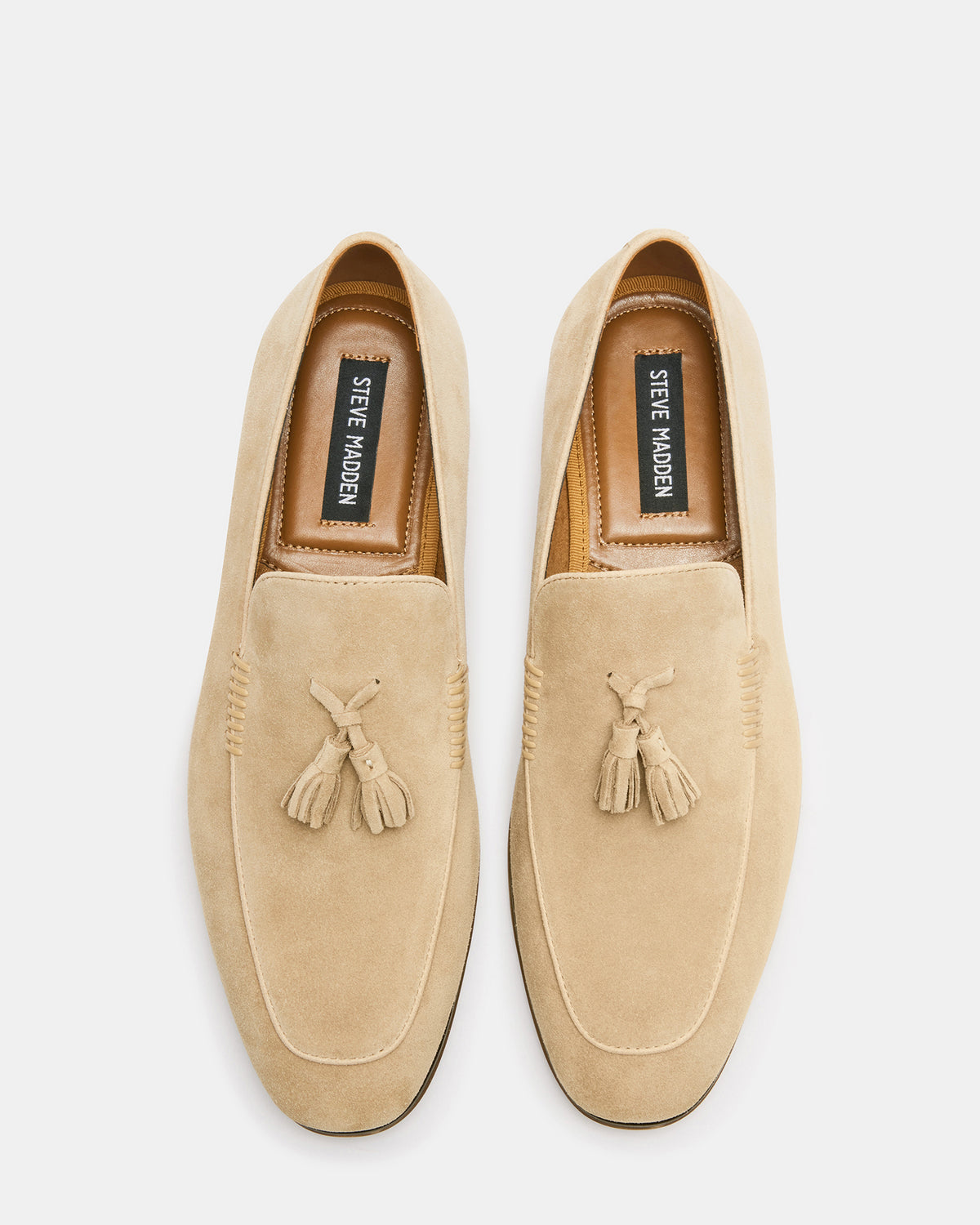 ONDRE Sand Suede Tassel Slip-On Men's Loafer | Steve Madden online