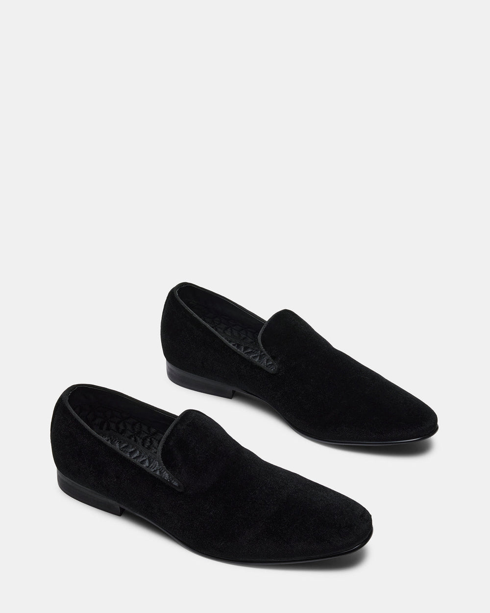LAIGHT Black Velvet Men's Dress Shoes | Steve Madden US