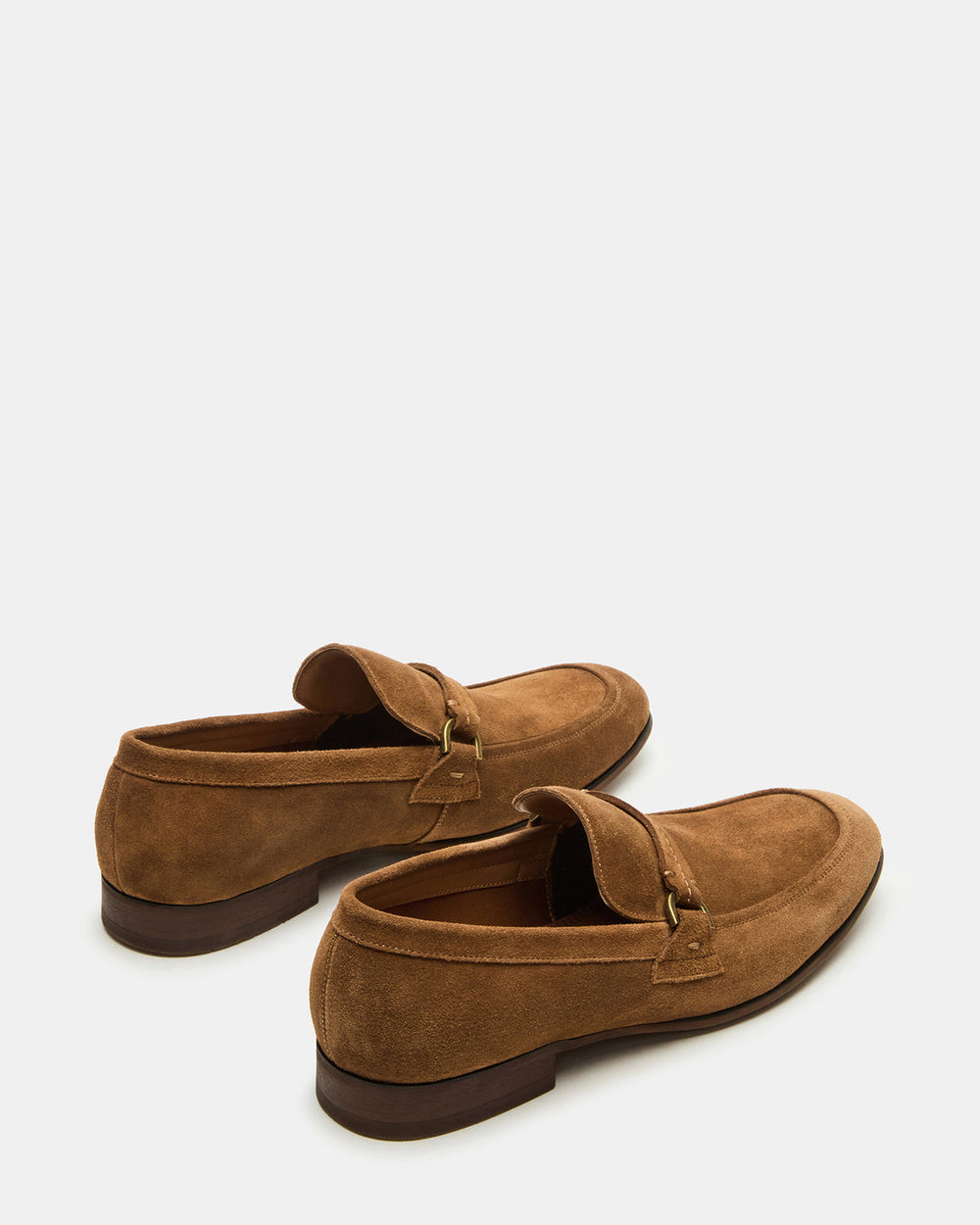 HEROLF Tobacco Suede Square-Toe Slip-On Men's Loafer | Steve Madden outlet