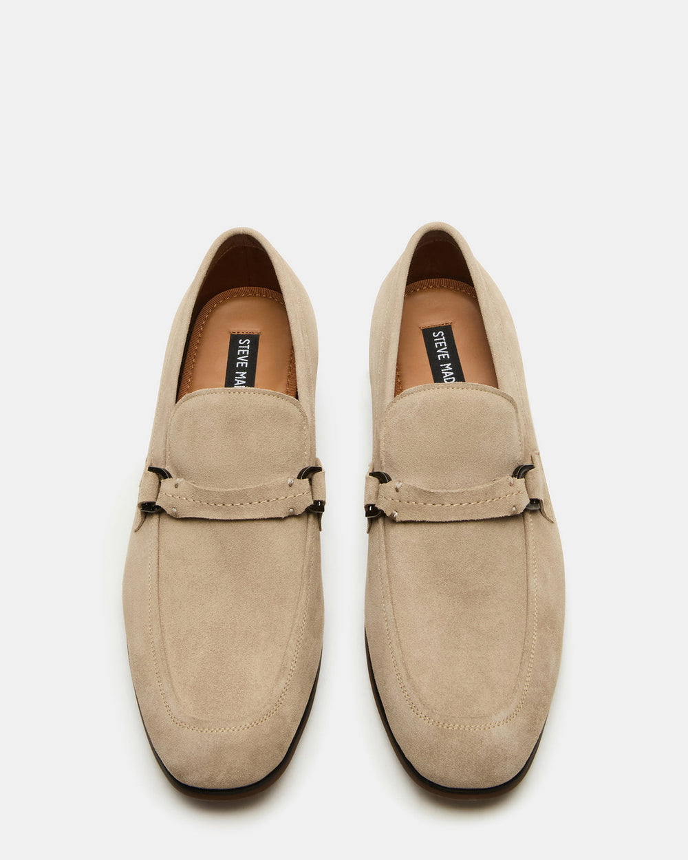 HEROLF Sand Suede Square-Toe Slip-On Men's Loafer | Steve Madden Sale