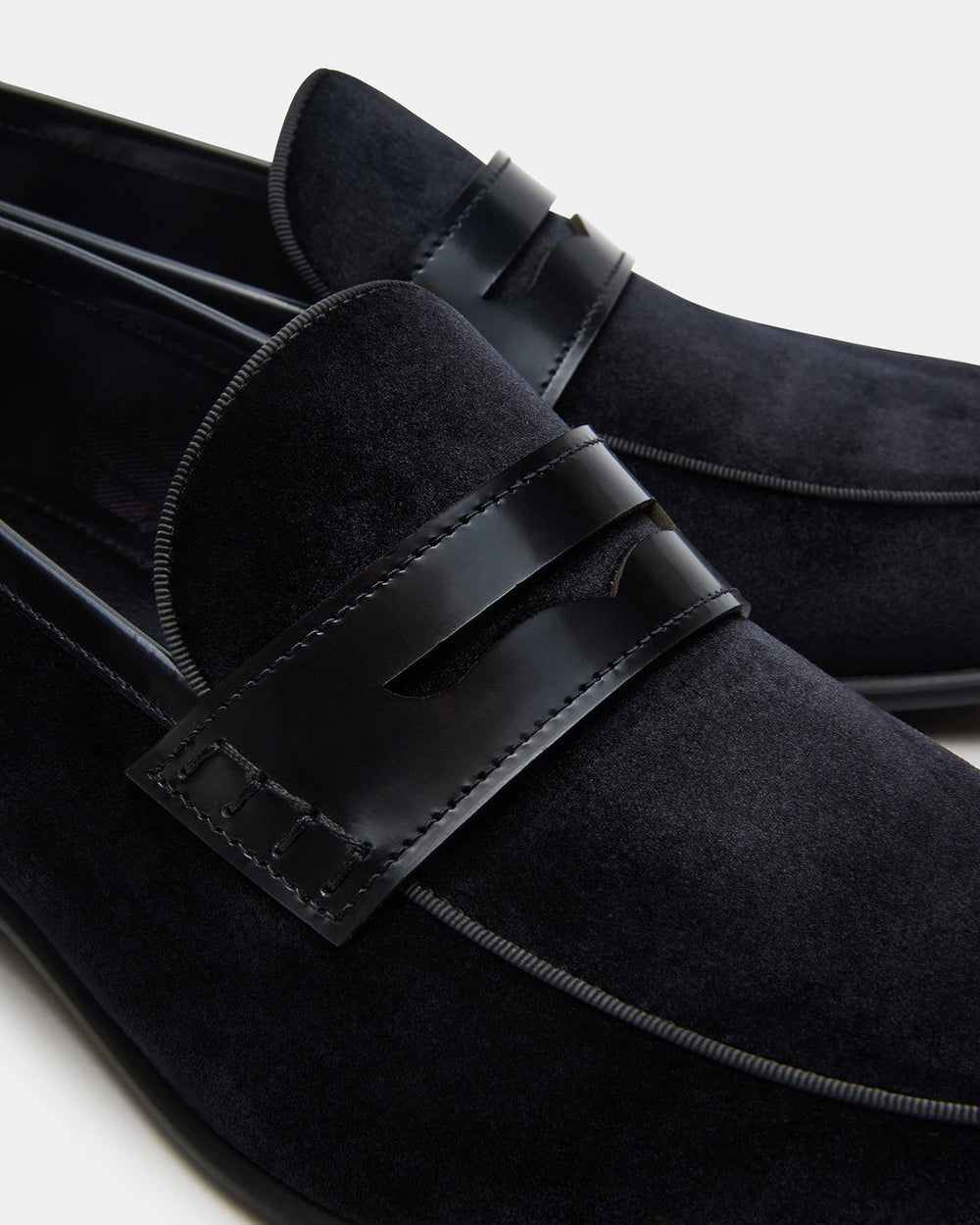 YARDLY Black Velvet Slip-On Men's Dress Loafer | Steve Madden on Sale