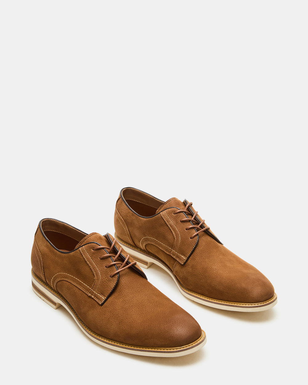 ALVAREZ Tan Nubuck Lace-Up Men's Dress Shoe | Steve Madden US