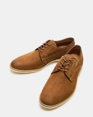 ALVAREZ Tan Nubuck Lace-Up Men's Dress Shoe | Steve Madden US