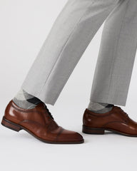HASEN Tan Leather Men's Lace-Up Dress Shoe | Steve Madden Sale