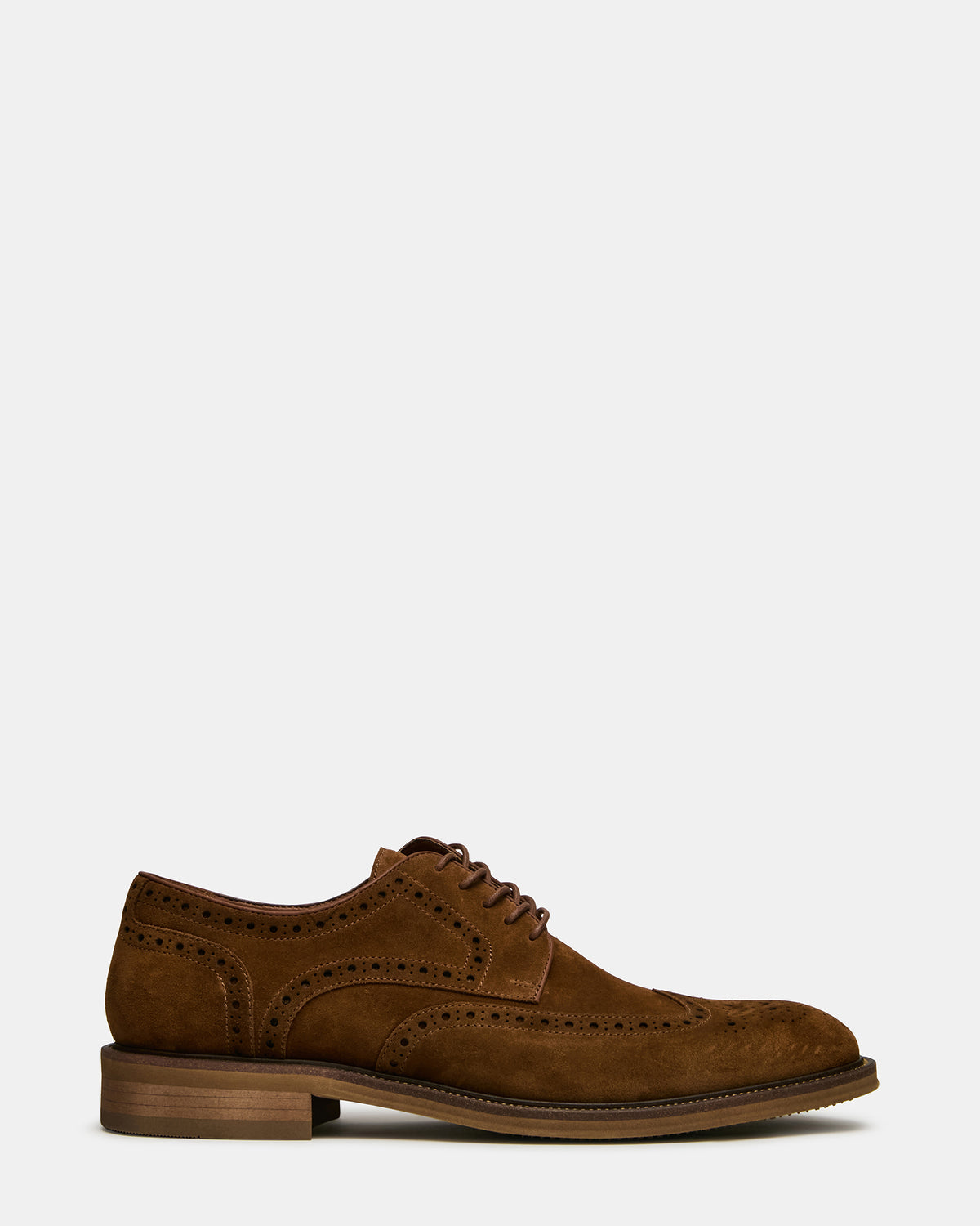 ESTEBAN Cognac Lace-Up Perforated Oxford Men's Dress Shoe | Steve Madden for Sale