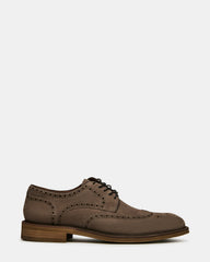 ESTEBAN Grey Lace-Up Perforated Oxford Men's Dress Shoe | Steve Madden on Sale