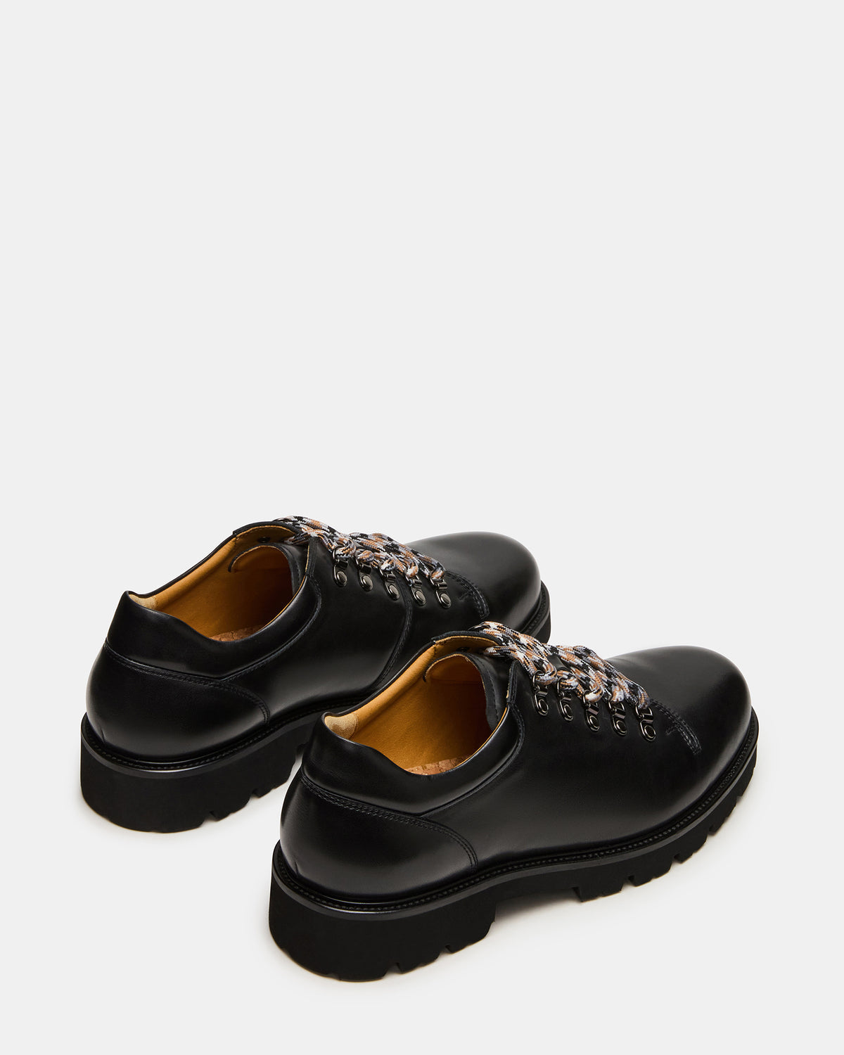 TURBO Black Leather Lace-Up Dress Shoe | Steve Madden online