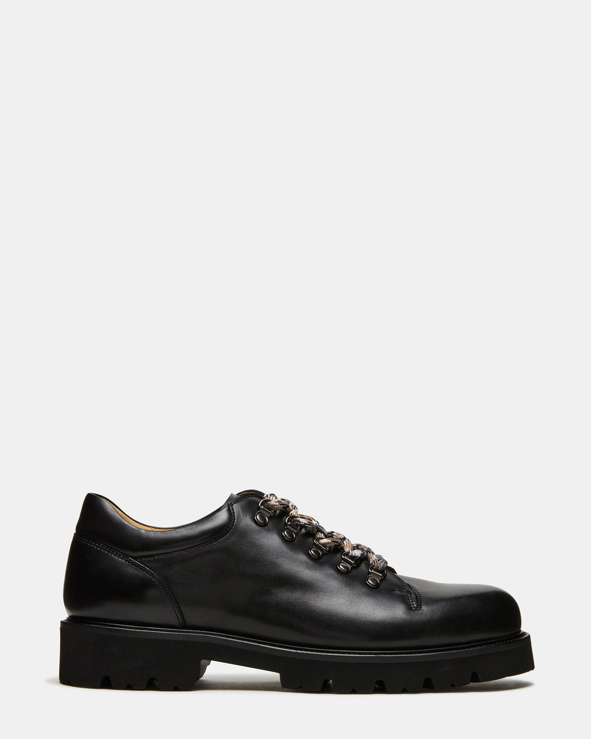 TURBO Black Leather Lace-Up Dress Shoe | Steve Madden online