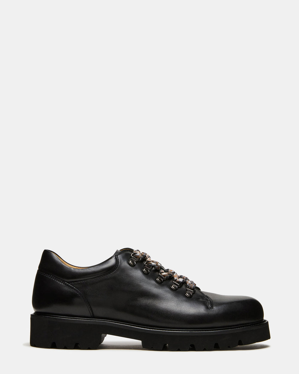 TURBO Black Leather Lace-Up Dress Shoe | Steve Madden online