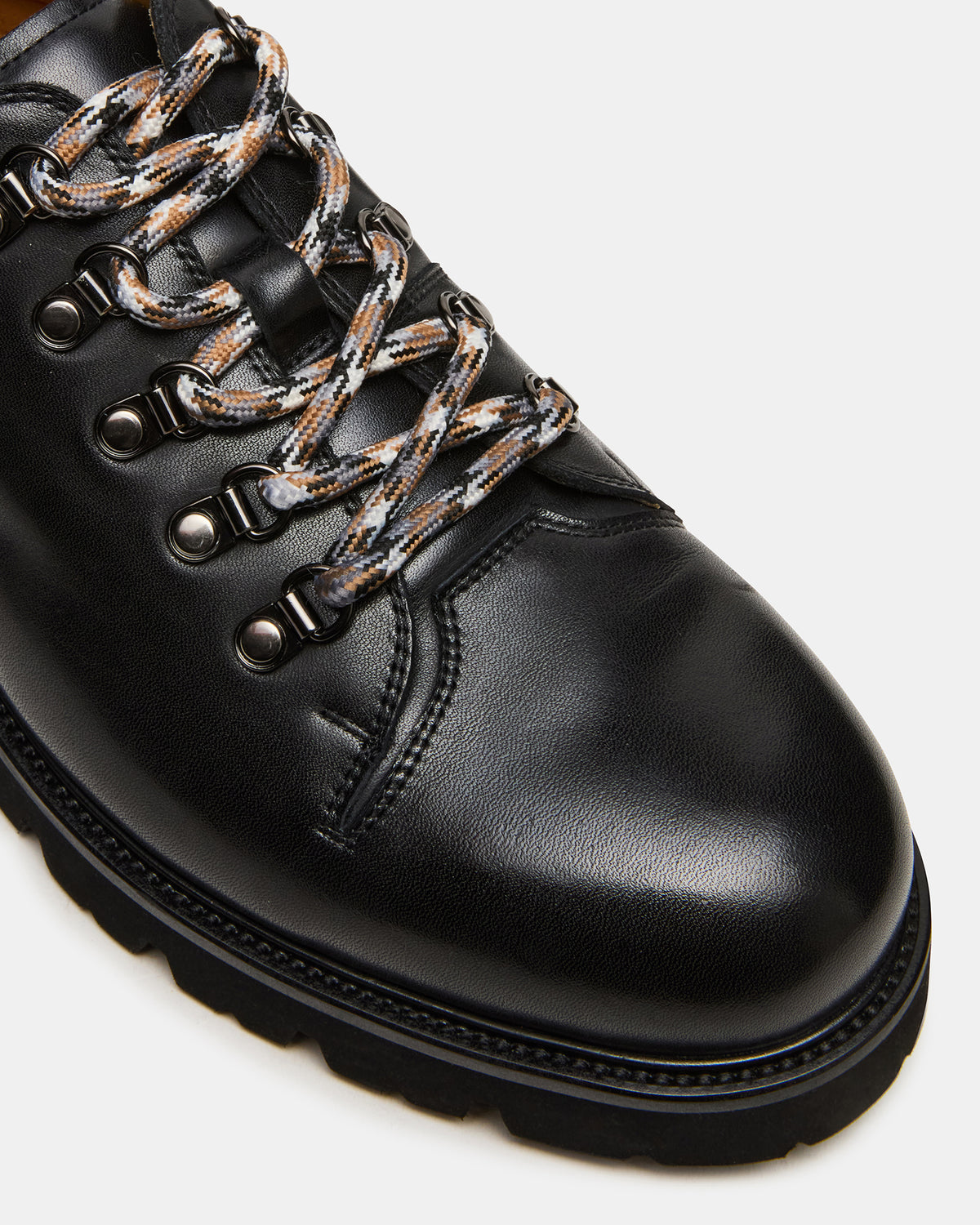 TURBO Black Leather Lace-Up Dress Shoe | Steve Madden online