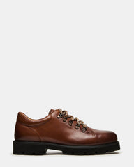 TURBO Dark Tan Lace-Up Dress Shoe | Steve Madden US