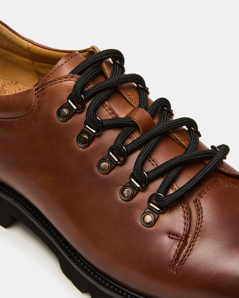 TURBO Dark Tan Lace-Up Dress Shoe | Steve Madden US