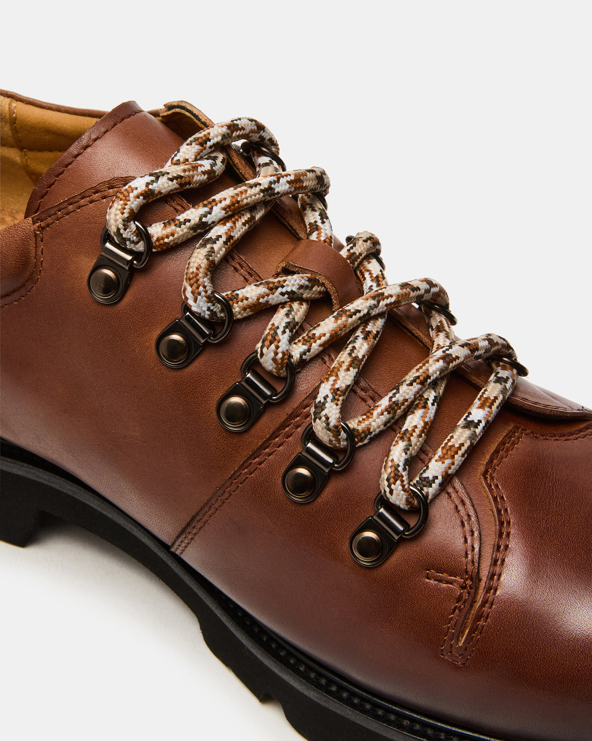 TURBO Dark Tan Lace-Up Dress Shoe | Steve Madden US