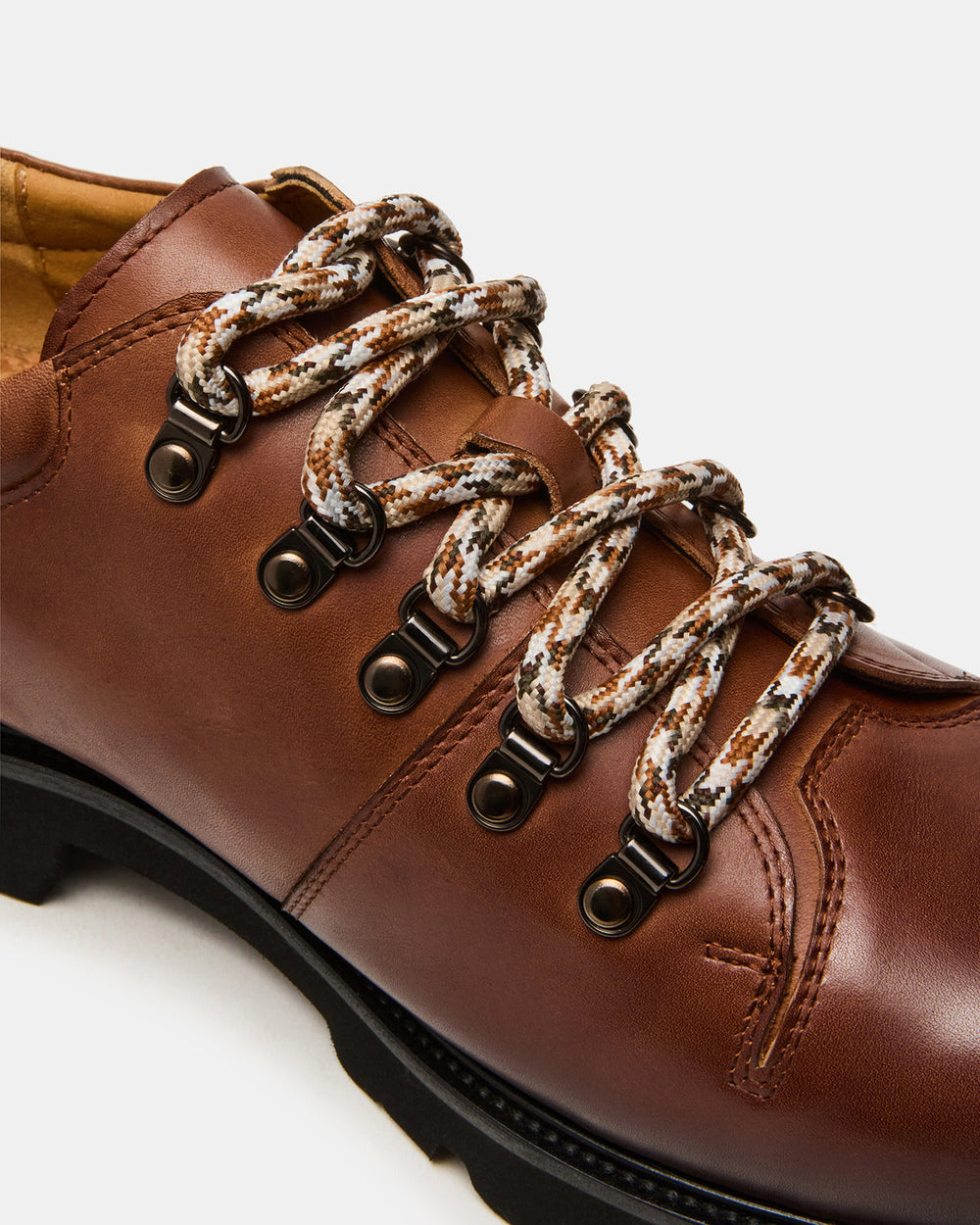 TURBO Dark Tan Lace-Up Dress Shoe | Steve Madden US