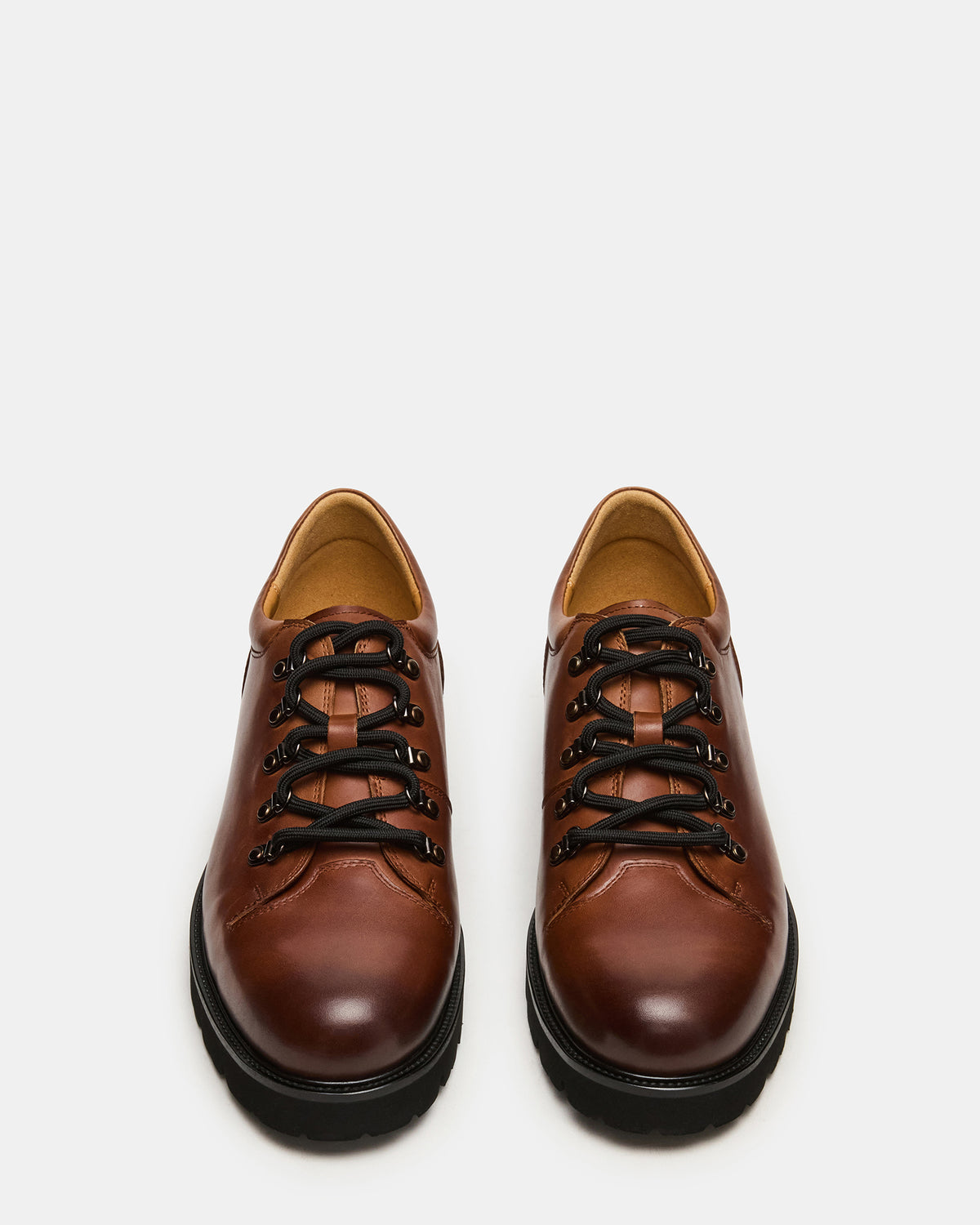 TURBO Dark Tan Lace-Up Dress Shoe | Steve Madden US