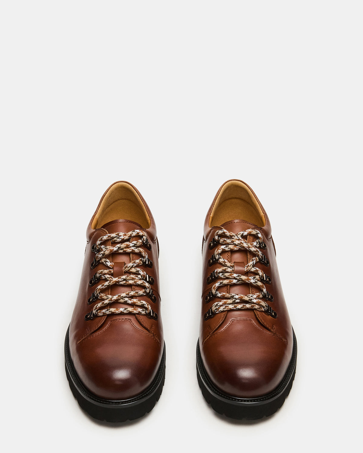 TURBO Dark Tan Lace-Up Dress Shoe | Steve Madden US