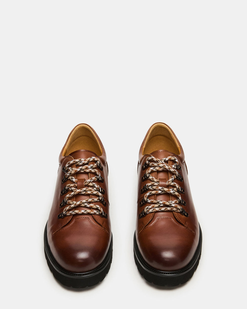 TURBO Dark Tan Lace-Up Dress Shoe | Steve Madden US
