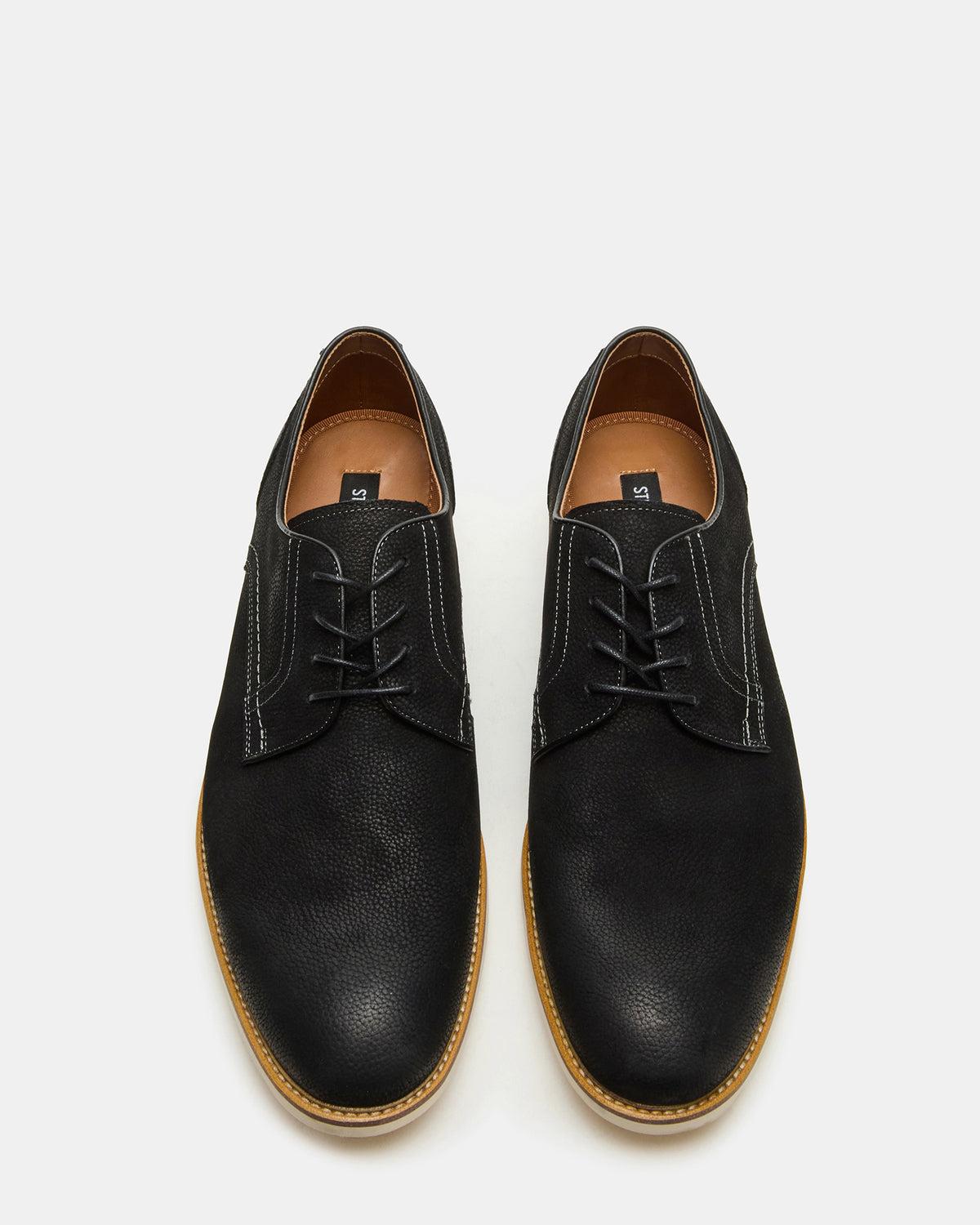 ALVAREZ Black Nubuck Lace-Up Men's Dress Shoe | Steve Madden outlet