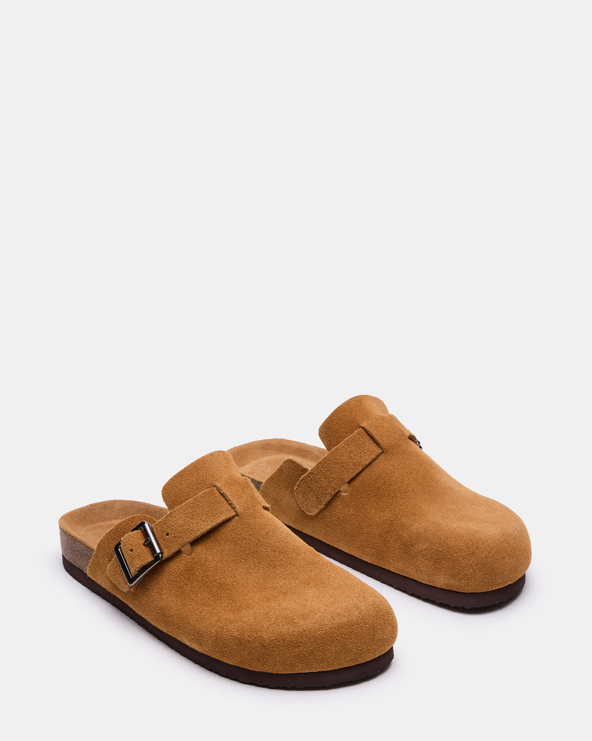 WILDERR Chestnut Suede Slip-On Men's Casual Clog | Steve Madden for Sale