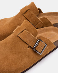 WILDERR Chestnut Suede Slip-On Men's Casual Clog | Steve Madden for Sale